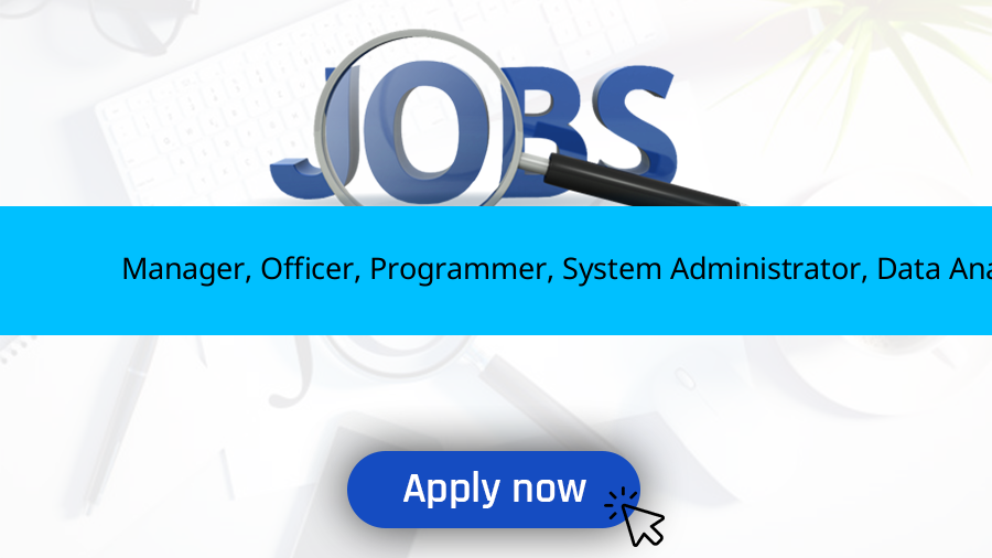 Manager, Officer, Programmer, System Administrator, Data Analyst, Programme Assistant